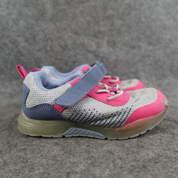 Stride Rite Shoes Toddler Kids 9 Casual Trainer Sneakers Adjustable Strap Flash - Picture 1 of 11